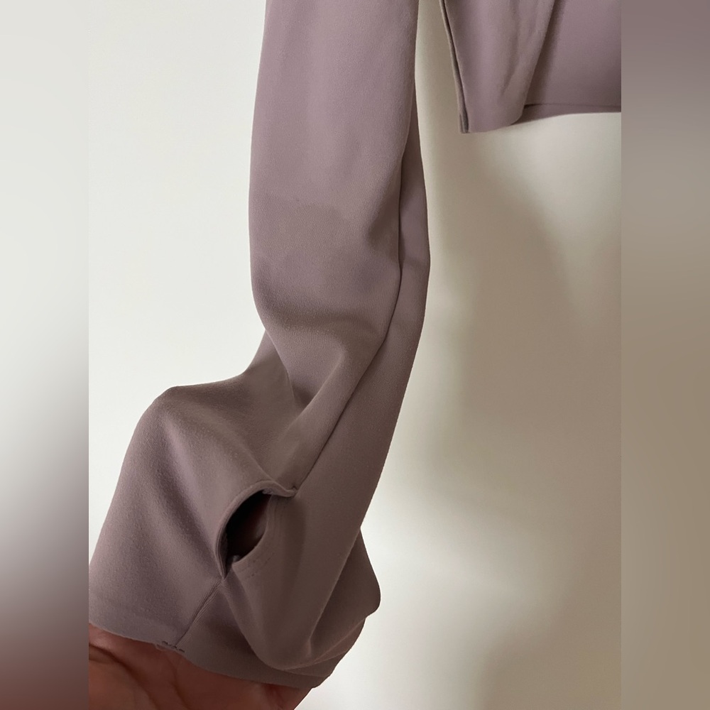 Uniqlo Ultra Stretch AIRism Cropped T-Shirt Long Sleeve pink - Picture 5 of 9